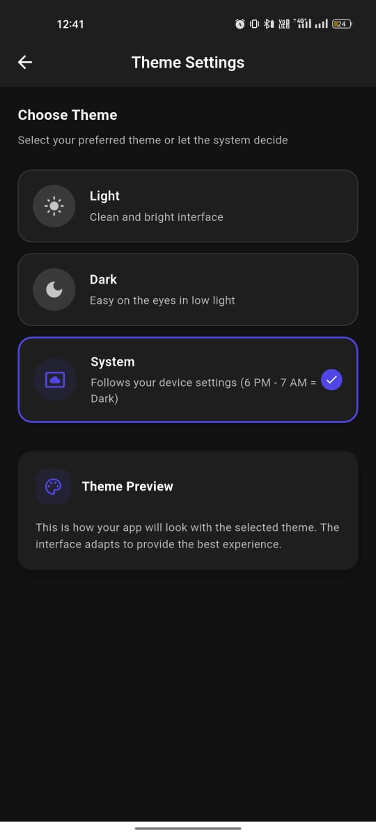 Theme Settings